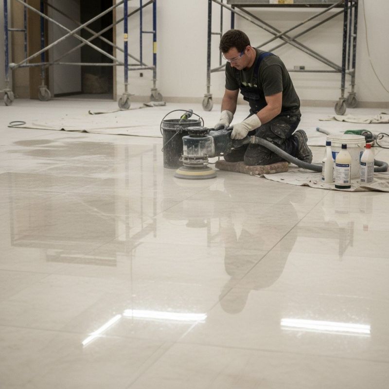 Marble Floor Repair detail